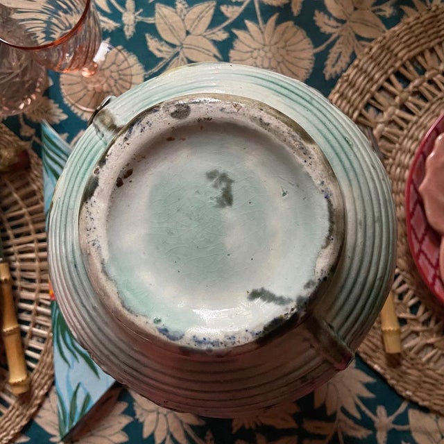 Ceramic Majolica Pitcher Vase from Wasmuel, 1890s For Sale - Image 7 of 9