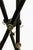 Wood Vintage Mahogany Wood Coat & Hat Rack With Brass Hooks For Sale - Image 7 of 10