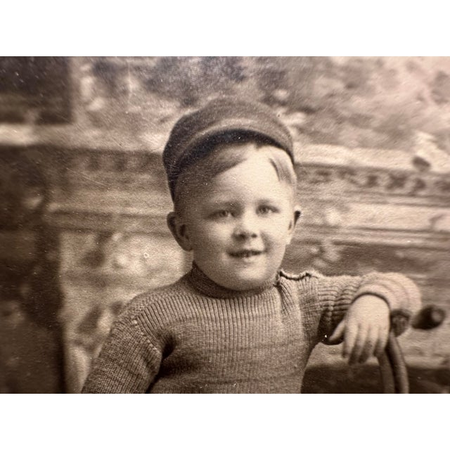 Antique Cabinet Card Photo: Young Boy with Tricycle, 19th Century For Sale - Image 4 of 7