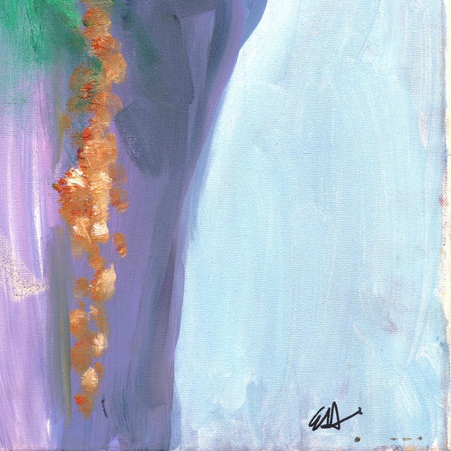 Paint Exploration - Original Figurative Abstract Feminine Portrait Painting on Canvas Artwork by Erin Hammond For Sale - Image 7 of 9