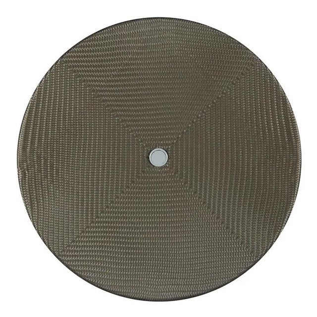 Transitional Marigot Outdoor Café Table, Espresso Finish For Sale - Image 3 of 3