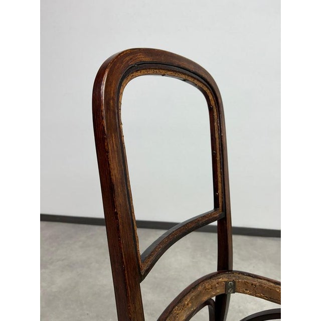 Brown No. 715 Dining Chairs attributed to Gustav Siegel for J&J Kohn, 1920s, Set of 6 For Sale - Image 8 of 15