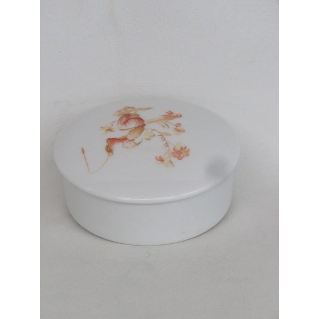 Giraud Limoges France Chinoiserie Trinket Box Porcelain Vanity Container 4855b For Sale - Image 9 of 15
