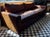 Restoration Hardware Maxwell 8’ Luxe Leather Sofa – Vintage Cigar For Sale In San Francisco - Image 6 of 11