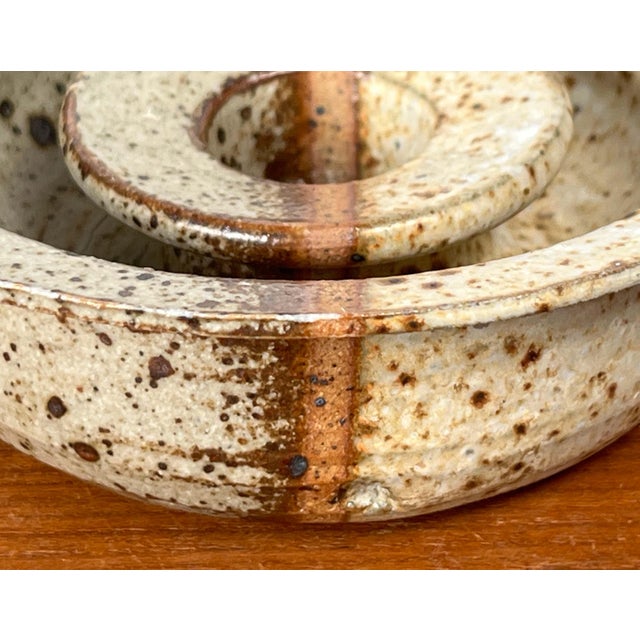 Mid-Century Modern Danish Studio Pottery Candleholder, 1960s For Sale - Image 6 of 18
