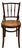 Antique Vienna Secession Bentwood Chair Attributed to Mundus With Floral Art Nouveau Seat For Sale