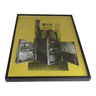 1966 Louise Nevelson "Lullaby for Jumbo" Signed & Numbered Screenprint & Collage For Sale