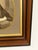 Late 19th Century Walnut & Ebonized Portrait Frame With Hand-Colored Oval Girl Image For Sale - Image 10 of 11