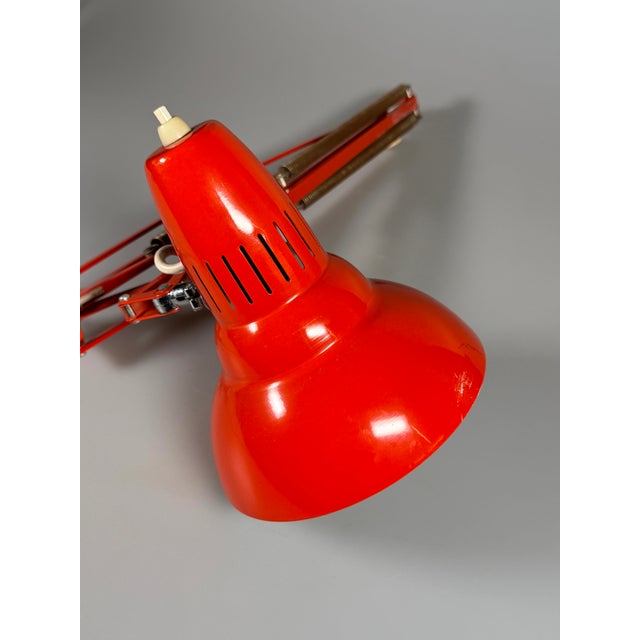 Space Age Scissor Desk Lamp in Metal, 1960s For Sale - Image 8 of 12