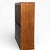 Early 20th Century Japanese Antique Refinished Cabinet With Figured Wood Panels and Fabric Inserts For Sale - Image 5 of 17