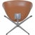 Tall Swan Chair in Cognac Leather by Arne Jacobsen, 2006 For Sale - Image 11 of 14