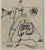 Arshile Gorky, Agony, Motif, 1946, Ink, Wax and Crayon For Sale - Image 4 of 4