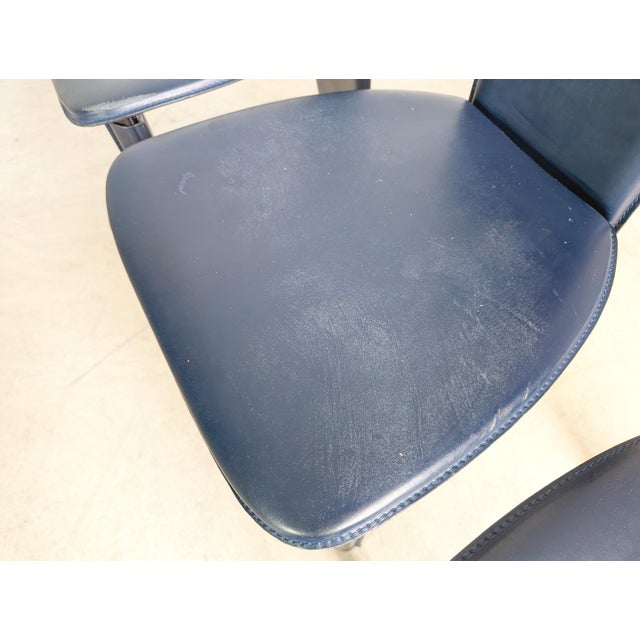 Italian Handmade Chairs by Psyra for Frag, 1980s, Set of 6 For Sale - Image 10 of 13