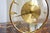 Vintage Art Deco 8-Day Glass and Brass Mantel Clock from Bayard, France, 1930s For Sale - Image 4 of 7