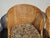 McGuire Pair of Vintage French Country Bamboo Barrel Chairs ~ McGuire Style For Sale - Image 4 of 18