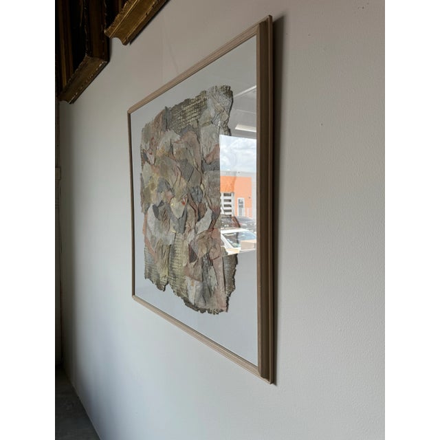 Susan Ullman, American (1943 - 2021) Mixed Media Collage Wall Art Painting For Sale - Image 4 of 12