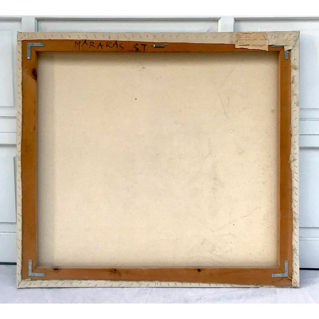 Vintage Abstract "Unfinished-Unlimited Joys" Multimedia Painting For Sale - Image 4 of 6