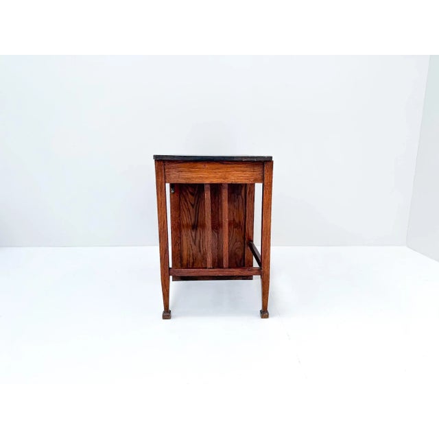 Anitque Dutch Oak Desk, 1890s For Sale - Image 5 of 13