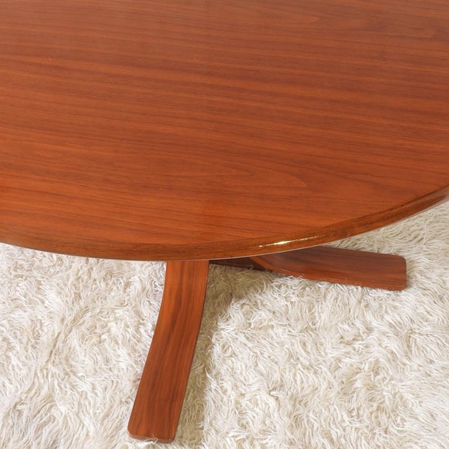 Mid-Century Walnut Dining Table, 1960s For Sale - Image 11 of 17