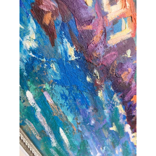 Framed Original Seascape Painting Italy Landscape Wall Decor by Valeriya Serova For Sale - Image 10 of 13