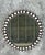 Vintage Moroccan Round Inlaid Wood Wall Mirror For Sale - Image 12 of 12
