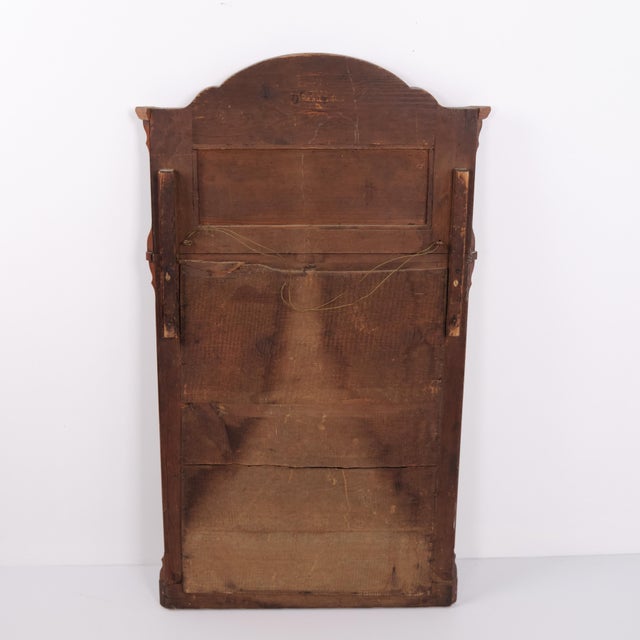 Antique Mahogany Mirror from the 1880s For Sale - Image 8 of 9