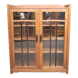 Antiquities by Stickley Mahogany Bookcase For Sale