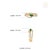 Handmade 14k Yellow Gold Marquise Emerald & Diamond Open Sprial Ring Size 4 For Sale - Image 12 of 18
