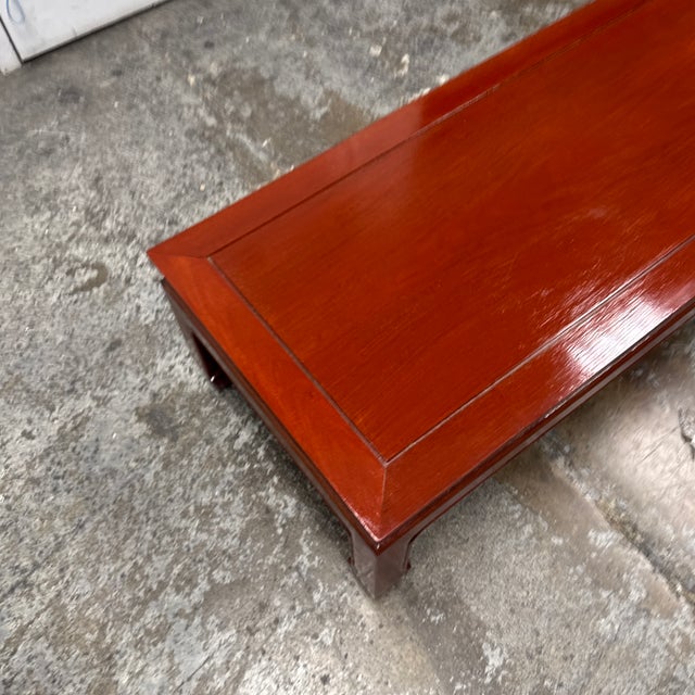 Cathay Arts Co. Ming-Style Low Coffee Table, Vintage For Sale - Image 11 of 12