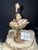 Religious Celestial Meets the Sea Cherub Shouldering the Sea-Coastal Art Sculpture For Sale - Image 3 of 5