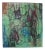 Large Painting and Collage Map of Los Angeles For Sale