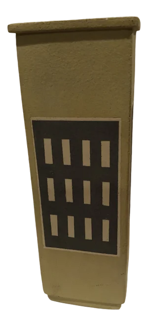 Vintage Late 20th Century Modernist Van Assche Vase