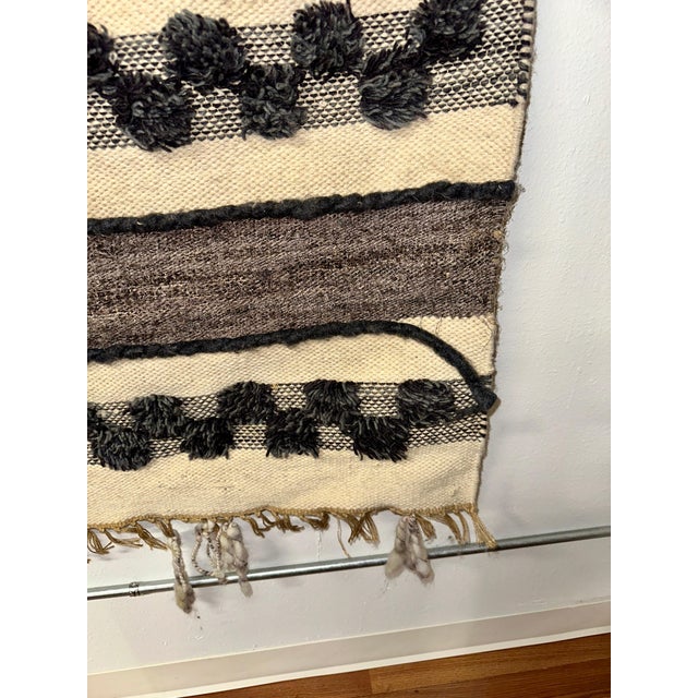 1970’s Vintage Wool Weaving For Sale - Image 12 of 17