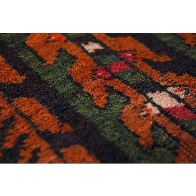 Vintage Balouch Rug 1'10'' x 2'7'' For Sale - Image 10 of 12