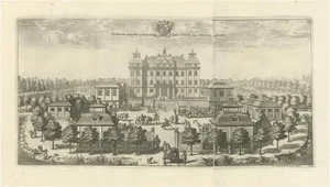 The Eastern View of Siqvo Palace in Swiddes, 1696, Paper