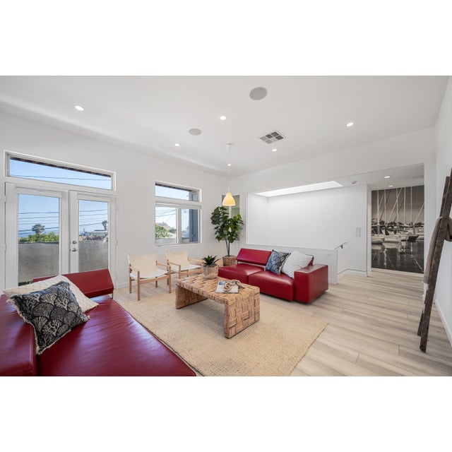 B&b Italia 'Andy' Red Leather Adjustable Sectional, Vintage Early 2000's For Sale - Image 9 of 13