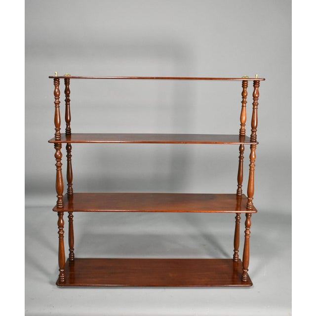 Napoleon III French Mahogany Wall Shelf Étagère, 19th Century For Sale - Image 10 of 15