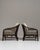 Contemporary Pair of 20th Century French Dark Brown Mid-Century Organic Modernism Faux Bamboo Upholstered Armchairs For Sale - Image 3 of 15