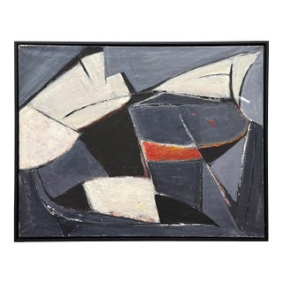 Mid-Century Modern Abstract Painting by Katherine Langley For Sale