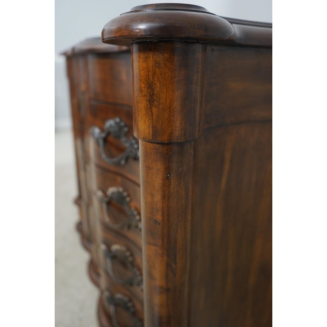 Touchstone Country French Louis XV Walnut Finish Chest For Sale - Image 15 of 18