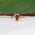 Estate Red Spinel Ring: Solid 14k Gold – Oval, 6×4mm – Modern Estate Ring, Size 6.75 For Sale In Columbus - Image 6 of 10