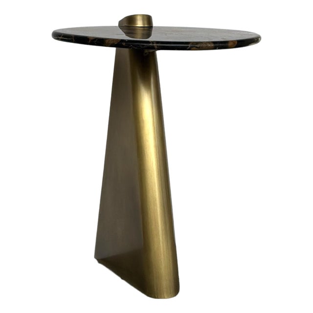 Revelation Modern Michelangelo Strum Cantilever Accent Table For Sale