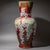 Modern Large Red Vase with Floral Decoration from Zsolnay Ceramics, Hungary, Early 20th Century For Sale - Image 3 of 16