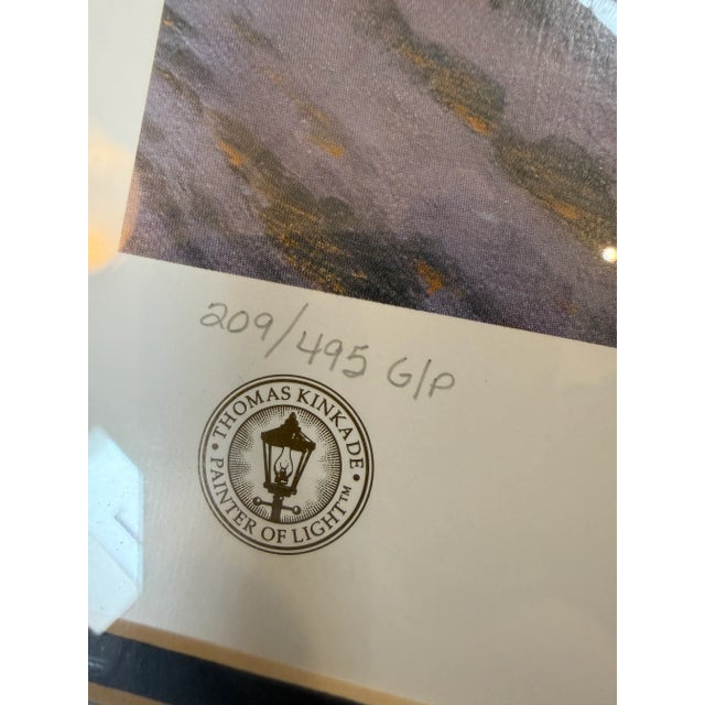 Illustration Thomas Kinkade "Placerville Victorian Christmas Iii" LTD Edition 209/495 Print, Signed For Sale - Image 3 of 12