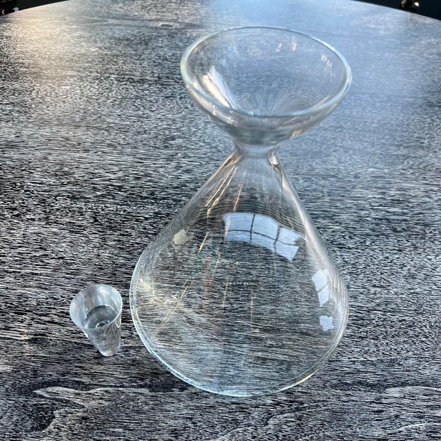 Mid-Century Modern 1980s Ligne Roset Offrande Carafe Decanter Designed and Signed by Pascal Mourgue For Sale - Image 3 of 11