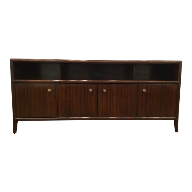 Modern Baker Dark Wood Prototype Media Chairish