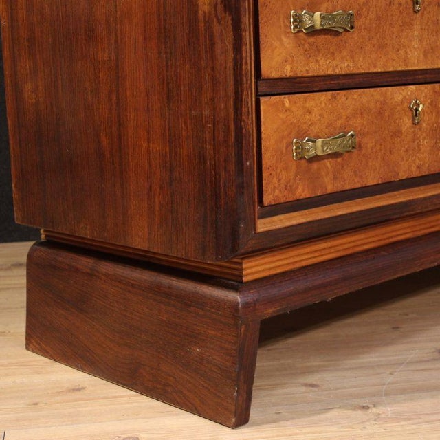 Brown 20th Century Italian Chest of Drawers, 1950 For Sale - Image 8 of 13