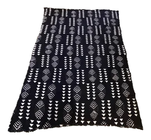 Malian Black & White Mud Cloth Textile