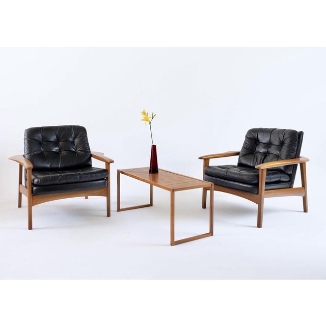 1960s Minimalist Coffee Table in Teak, 1960s For Sale - Image 5 of 6