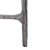 Early 21st Century Jessa Metal Square End Table in Silver with Glass Top For Sale - Image 5 of 7